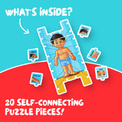 Human Body Parts Puzzle Box for Kids
