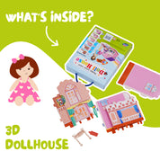 First Jiggle Make Your Own 3D Dollhouse Kit – Build, Decorate & Play!
