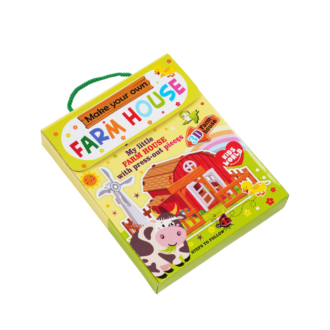 First Jiggle Make Your Own 3D Farm House Kit – Build, Create & Explore!