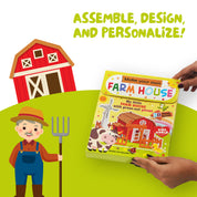 First Jiggle Make Your Own 3D Farm House Kit – Build, Create & Explore!