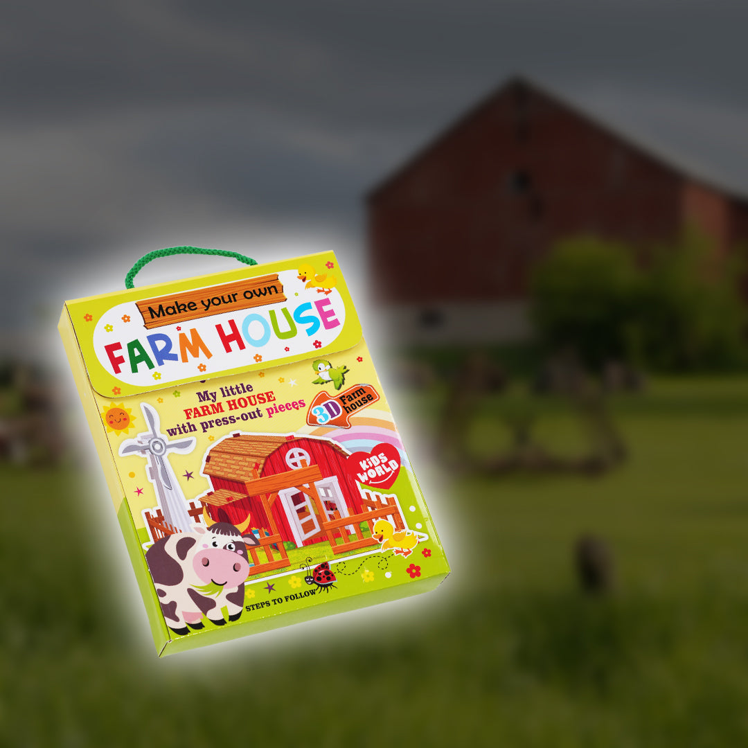 First Jiggle Make Your Own 3D Farm House Kit – Build, Create & Explore!