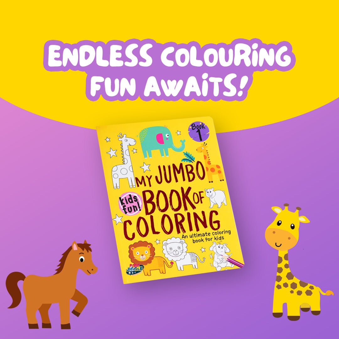 First Jiggle My Cool Colouring Book of Magical Unicorns – A Whimsical Creative Adventure!