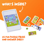 First Jiggle Moms & Babies Puzzle Box – Fun & Educational Animal Puzzle for Kids!