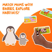 First Jiggle Moms & Babies Puzzle Box – Fun & Educational Animal Puzzle for Kids!