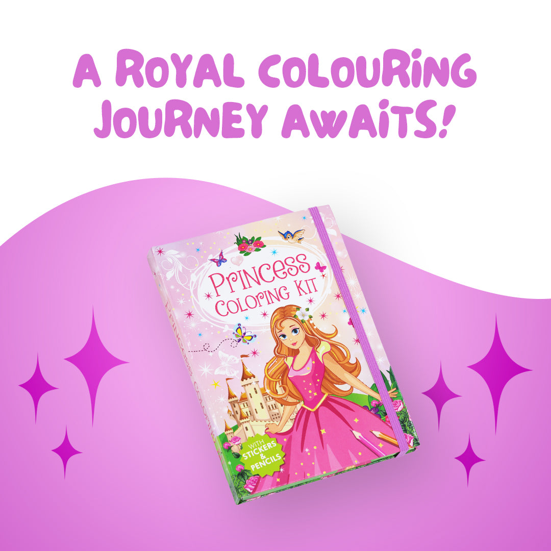 First Jiggle Princess Colouring Art Book Kit