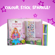First Jiggle Princess Colouring Art Book Kit