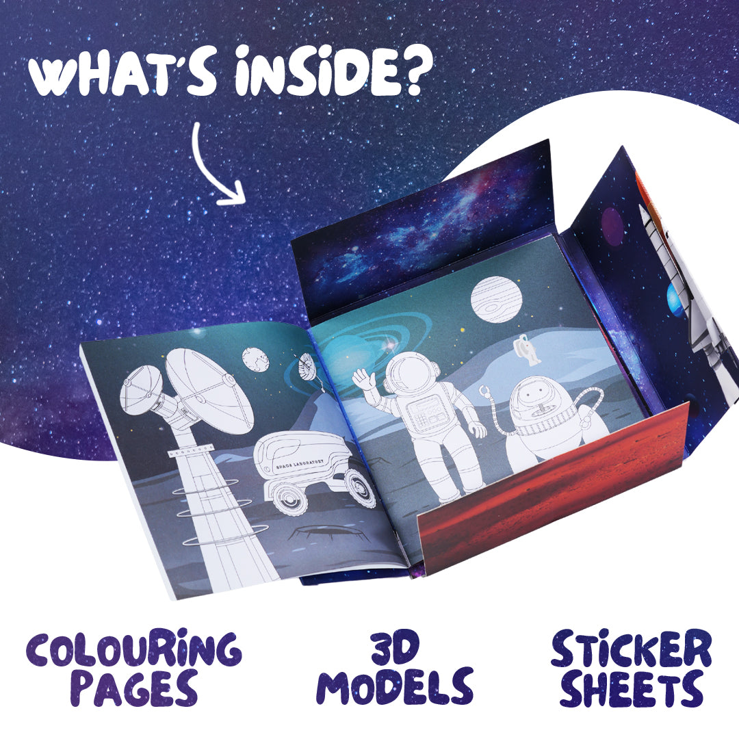 First Jiggle Space Explorer 3D Activity Book – Fun & Educational Space Adventure!