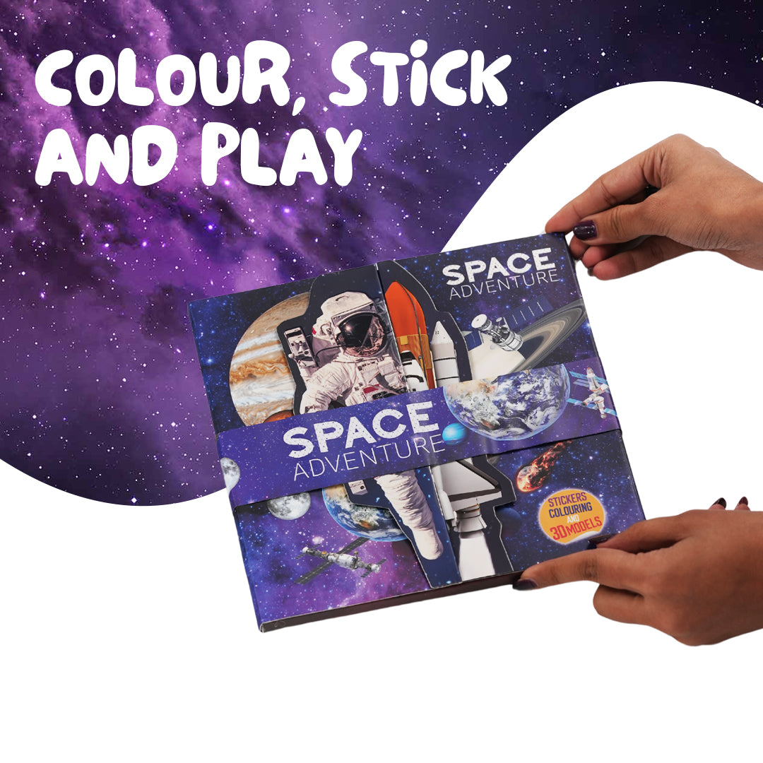 First Jiggle Space Explorer 3D Activity Book – Fun & Educational Space Adventure!