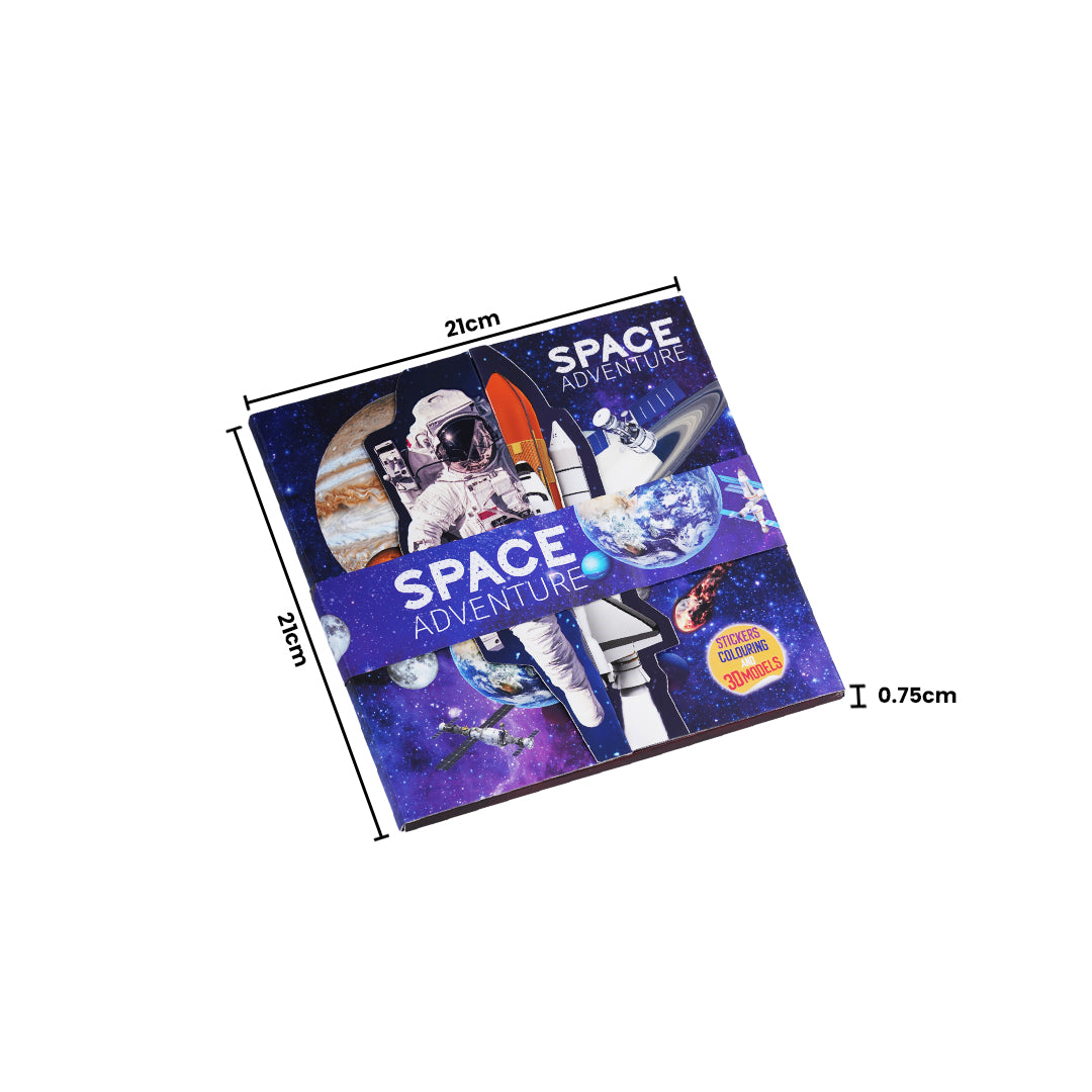First Jiggle Space Explorer 3D Activity Book – Fun & Educational Space Adventure!