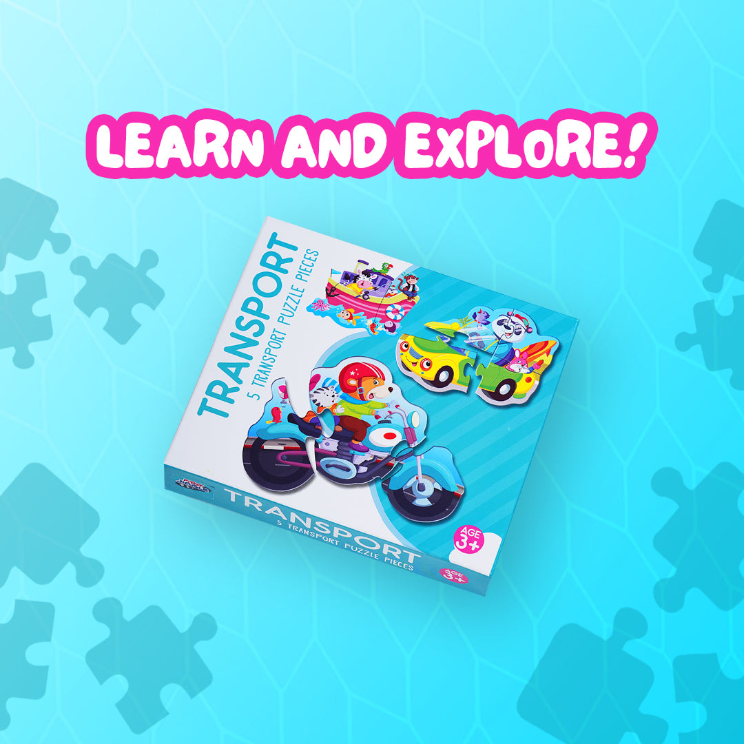 First Jiggle Early Learning Puzzles: Transport – Fun & Educational Play!